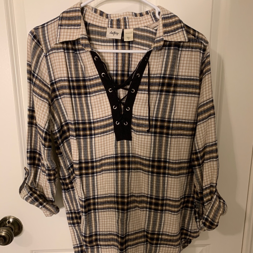 Daytrip Lace Up Flannel